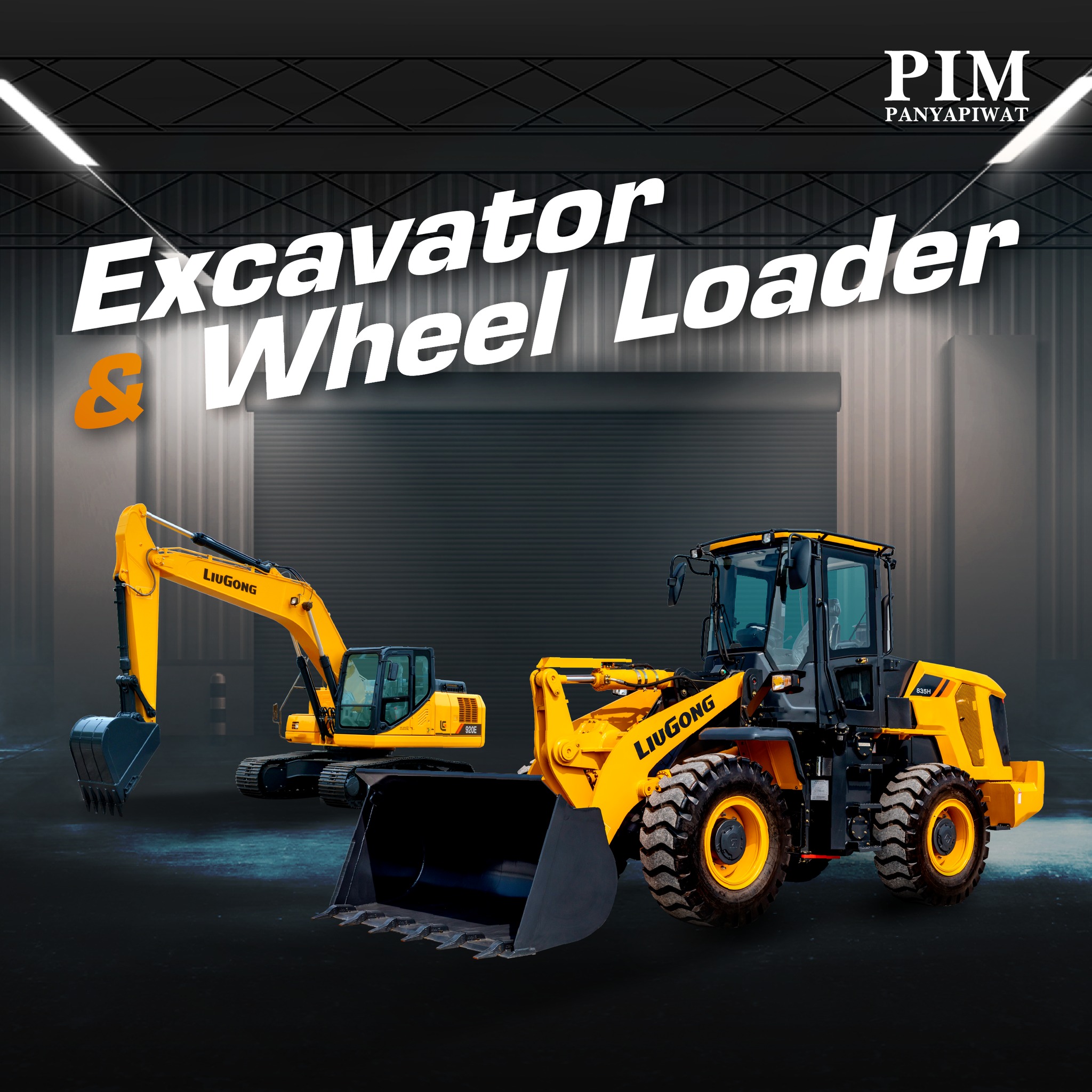 Excavator & Wheel Loader