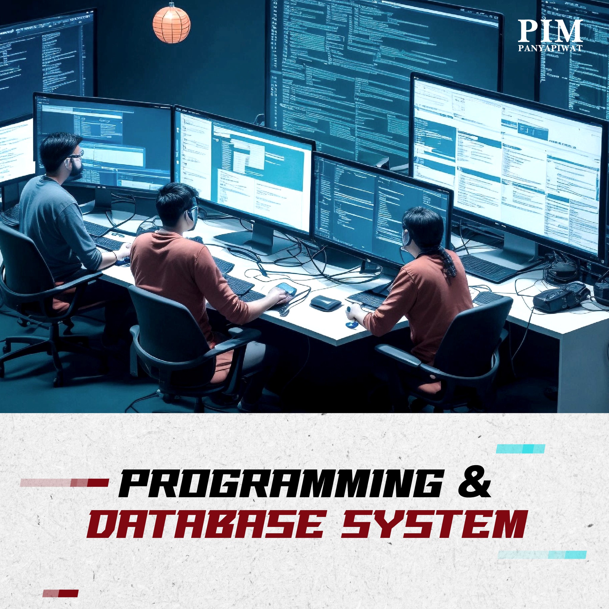 ฝึกฝนทักษะการเขียนโปรแกรม ทดสอบโปรแกรมในเว็บไซต์และแอพพลิเคชั่นต่างๆ และเรียนรู้การจัดการระบบฐานข้อมูล (Database System) ออกแบบฐานข้อมูลด้วยเทคนิคต่างๆ ไปจนถึงการวิเคราะห์ข้อมูลขนาดใหญ่ (Big Data) เพื่อนำไปใช้ในเชิงธุรกิจ